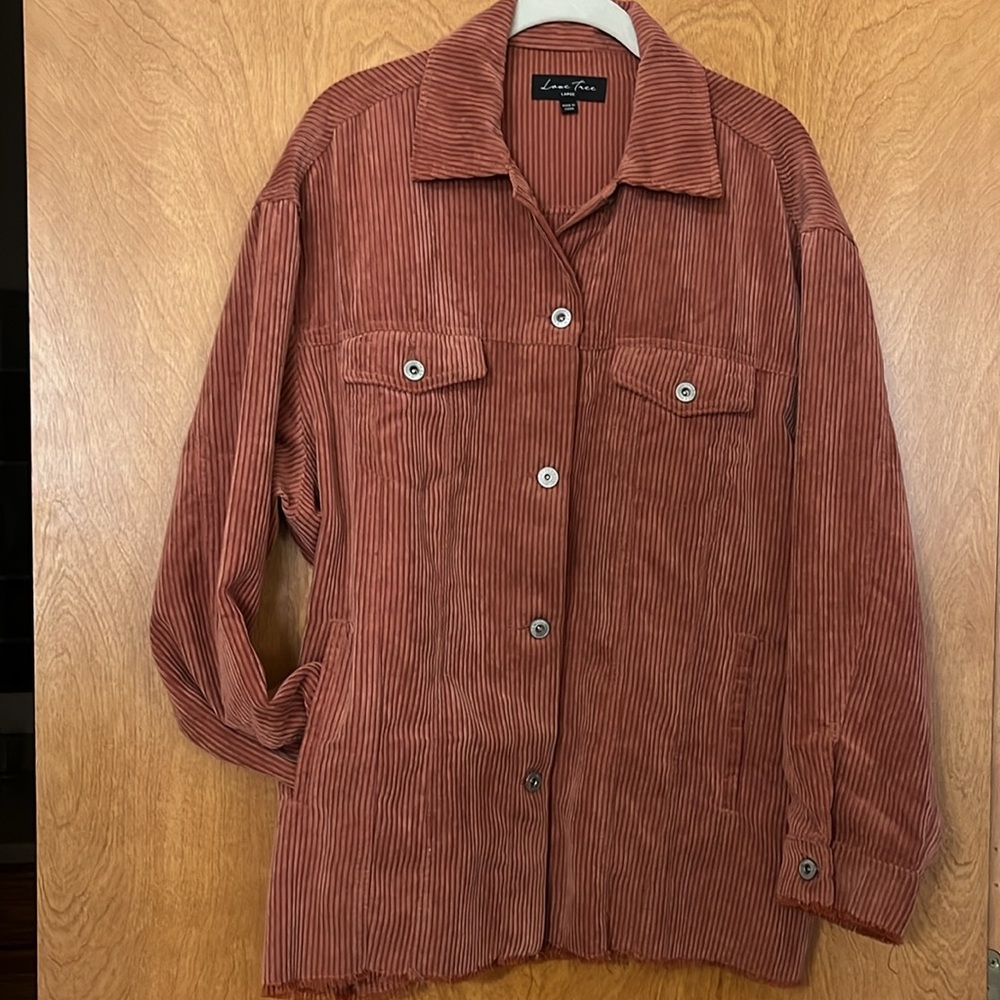 Corduroy shirt. Size large. Love Tree Brand